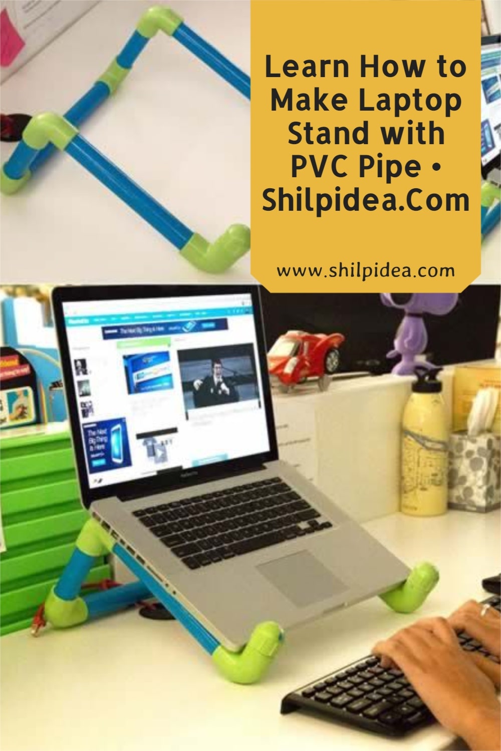 laptop-stand-with-PVC-pipe-shilpidea